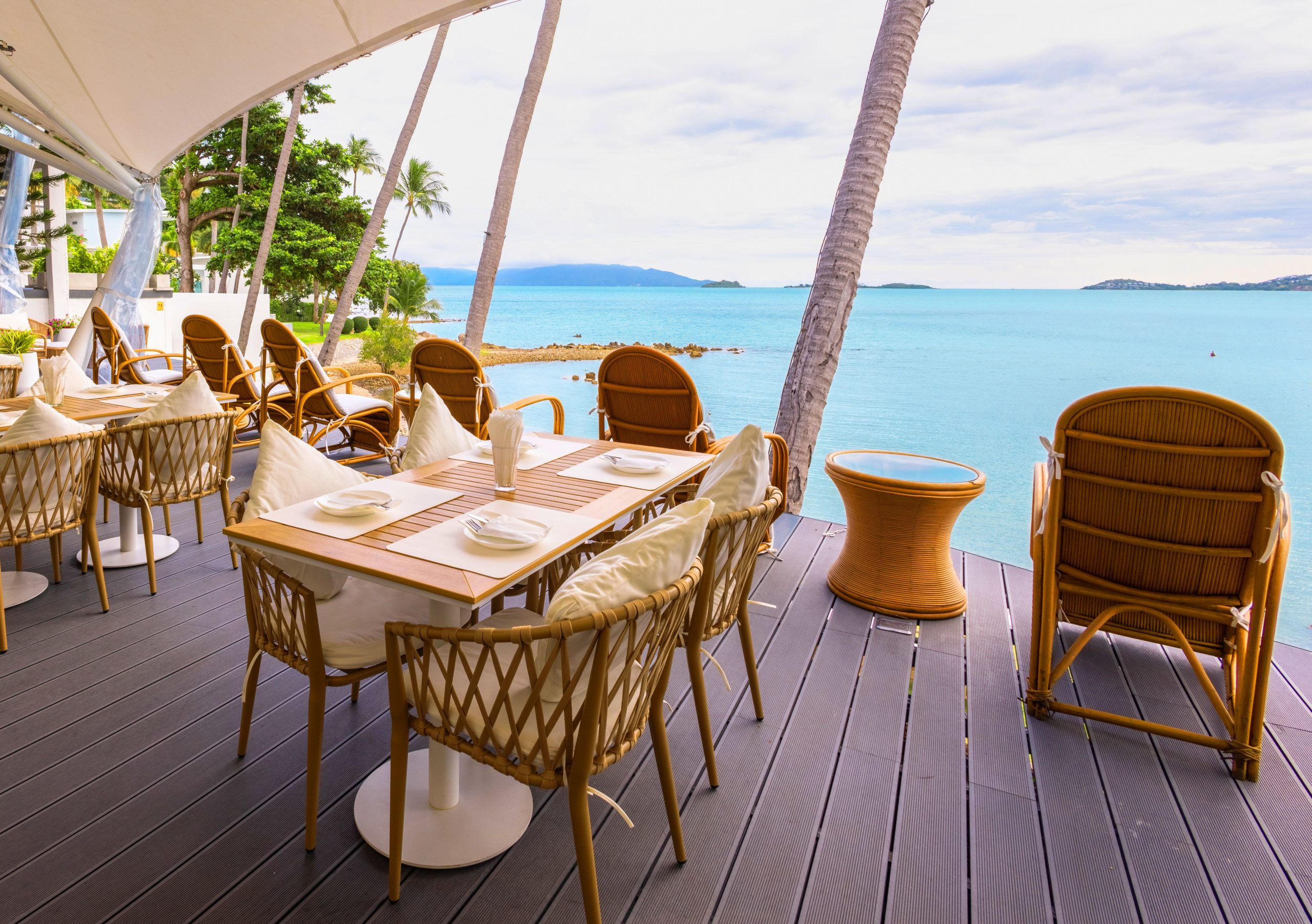 Looking over to Koh Phangan from Jack's