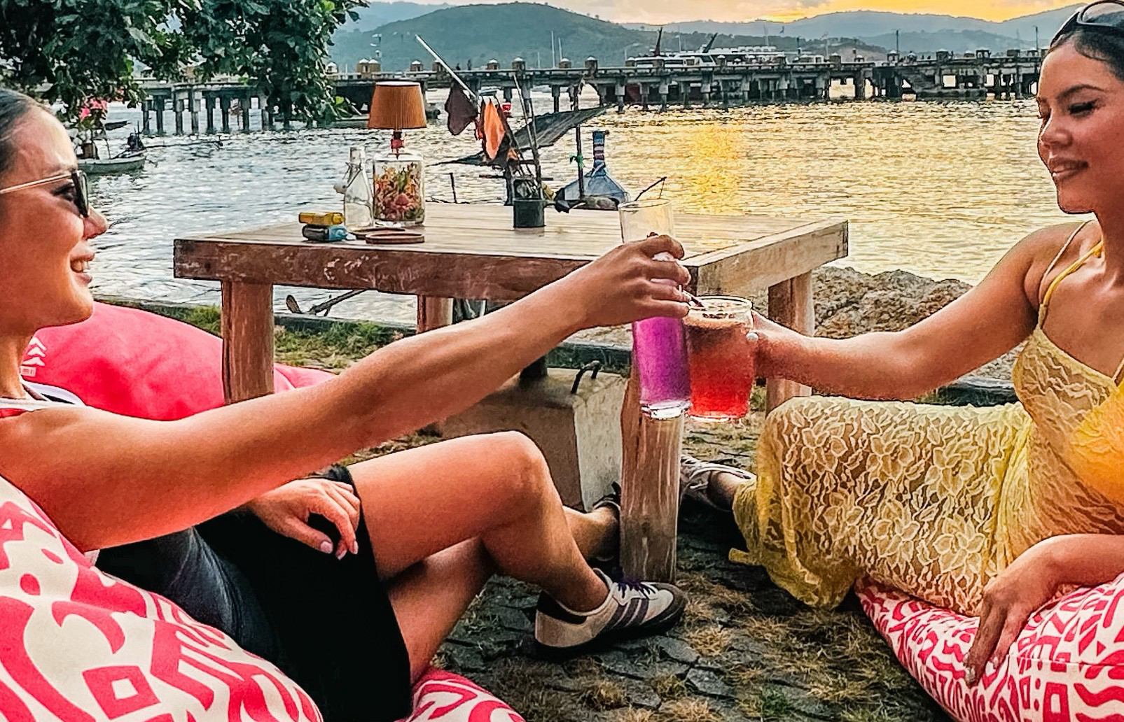 From the chill deck at Juze