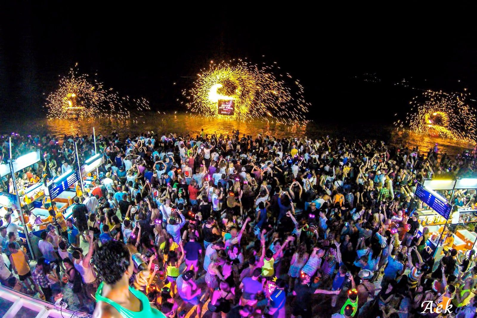 Parties &amp; Fire Shows every night...